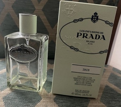 PRADA Infusion D'Iris LEERER FLAKON Eau de Parfum 100ml mit OVP Deko Flacon 