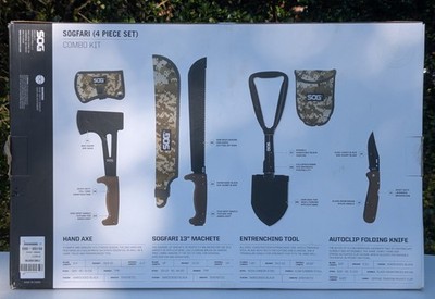 SOG SOGfari Combo Kit Desert Color - Hand Axe 13