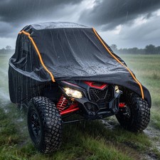 Heavy Duty UTV Cover 2 Seater Waterproof 420D Oxford Windproof