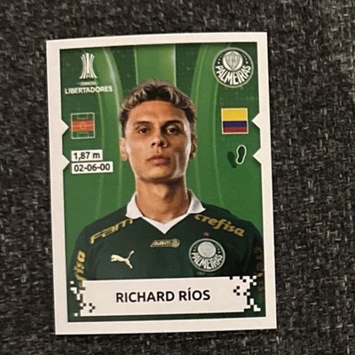 2024 Richard Rios Rookie RC Sticker Palmeiras Conmebol Libertadores #60