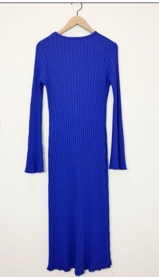 Simon Miller RIB Nova Dress In Glacier Blue Sz Medium B36