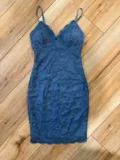 Windsor Blue Lace Mini Dress Size S