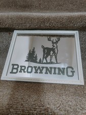 Lovely BROWNING  Advertising Mirror