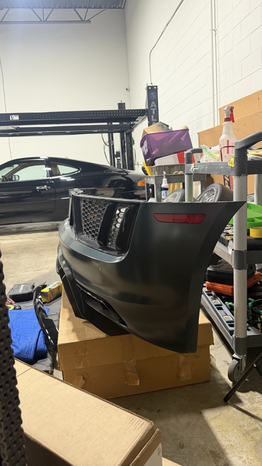 Audi R8 2017 Rear Bumpers Set Green