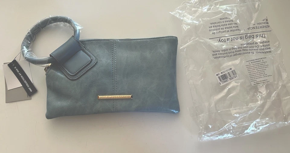 Bolso de mano sin asas/muñequera MKF Collection Simone cuero vegano para mujer de Mia k Denim Foto 2 de 4