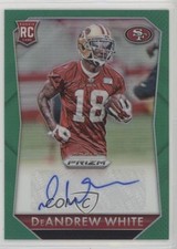 2015 Panini Prizm Rookie Signatures Green 6/25 DeAndrew White #RS-DW Auto 0c2