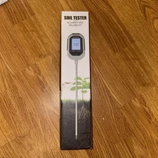 4-in-1 Soil Moisture Meter Digital Plant Temperature/Soil Moisture/PH Meter/S...