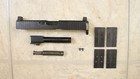 Glock OEM 19 19X 45 49 Complete Slide, USED Trijicon Night Sights Stripped Screw — photo 2