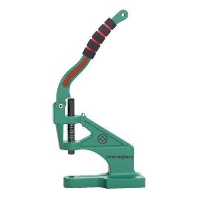 Universal grüne Handpresse Maschine mit Schaumstoffgreifer für Druckknöpfe Druckknöpfe