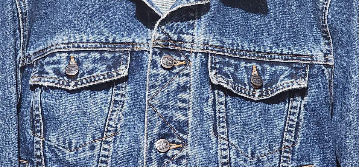 Vintage 90s Pepe Jeans 100% Cotton Blue Denim Trucker Jacket Women