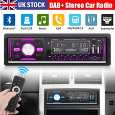 DAB+ Stereo Car Radio RDS MP3 Player Bluetooth USB TF AUX Single DIN Hands-Free