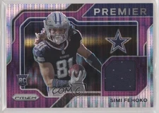 2021 Panini Prizm Premier Jerseys Purple Pulsar Simi Fehoko Rookie RC 0oa2