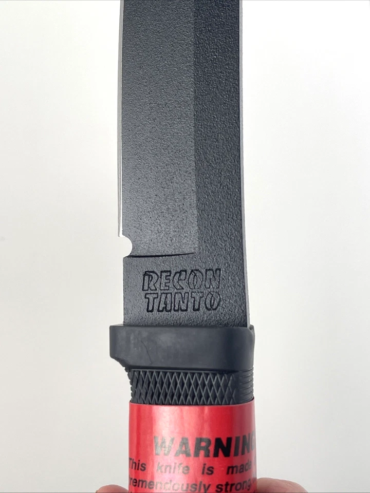 Cold Steel 13RT Recon Tanto Fixed Blade Knife 7" Carbon V USA 1998 - Image 3 of 4