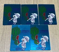 【×5】ONE PIECE Metakira Card Luffy Waterm...