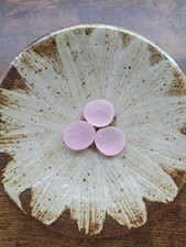 Beautiful rare color sea glass 3pcs, surf tumbled, weathered, beach glass, 138
