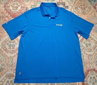  PING Golfsmith Iron Golf Polo Shirt Mens 4XL XXXXL Blue Embroidered Mr PING 