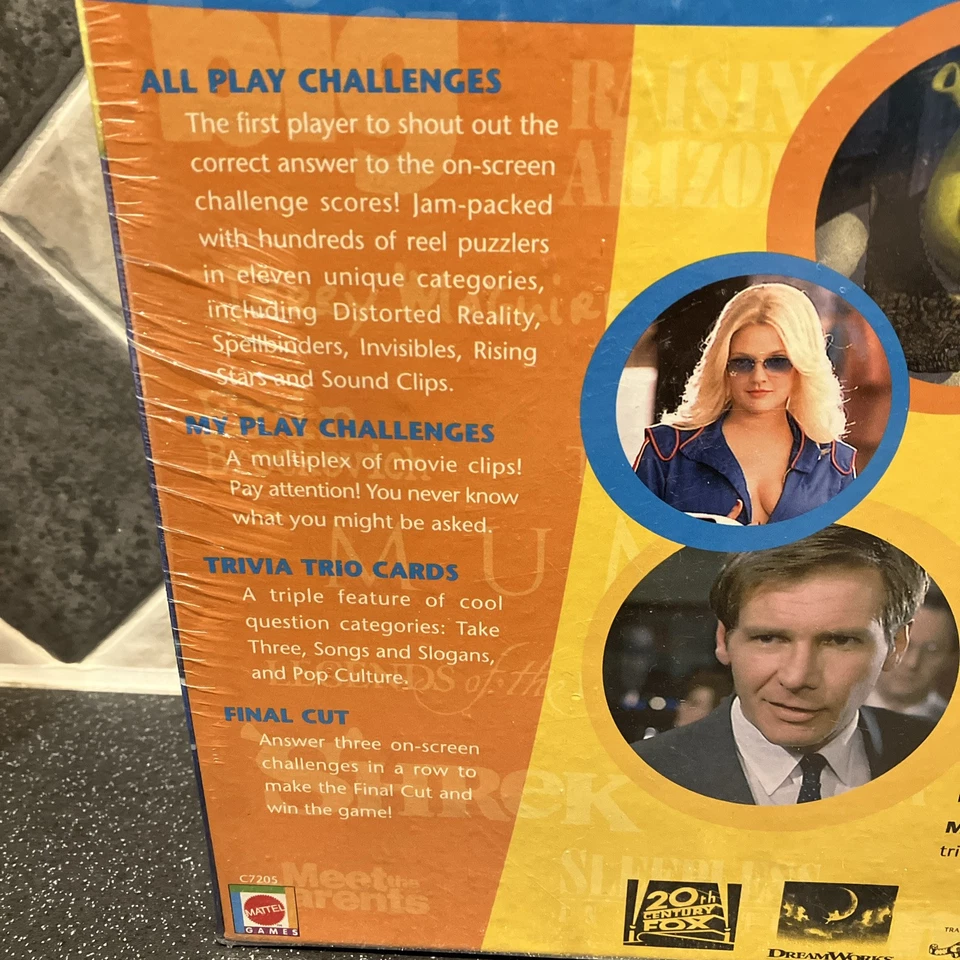 Scene It? - Movie Edition The DVD Movie Trivia Board Game New Sealed - Image 4 of 4