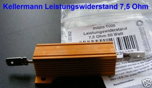 Kellermann Résistance De Puissance 7,5 Ohm - Micro 1000 LED 123.952 Neuf - Photo 1/1
