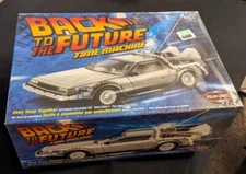 Back To The Future Time Machine Polar Lights Scale Model Delorean