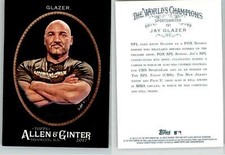 Jay Glazer 2017 Topps Allen & Ginter X #191 Sportswriter