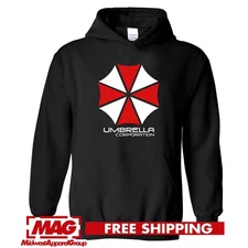 UMBRELLA CORPORATION HOODIE Resident Evil Sweatshirt Hdy Capcom Videogame 4 Corp
