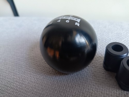 MUGEN BLACK 6SP shift gear knob HONDA CIVIC TYPE R EP3 FN2 FK INTEGRA CRZ CR-V S - Picture 2 of 4
