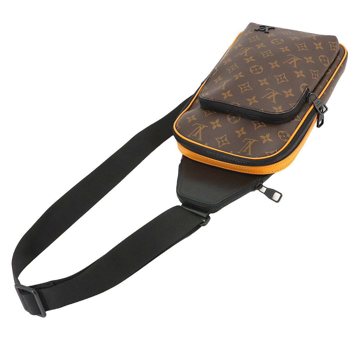 LOUIS VUITTON Monogram Macassar Avenue Sling Bag Body Bag M46718 