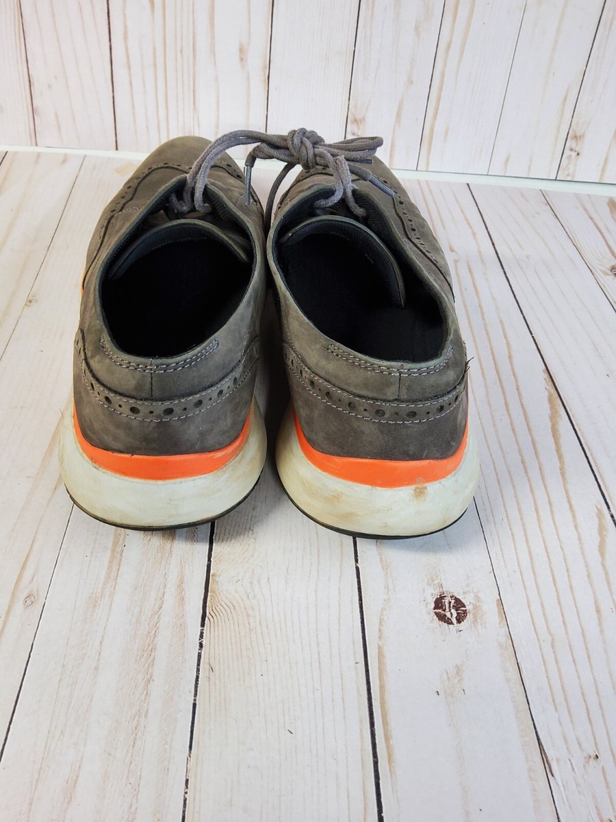 Cole Haan Grand Troy Wingtip Oxford Gray Shoes Sneakers Mens 12M C33765 Cole Haan Grand Troy Wingtip Oxford Pavement Grey C33765  main image 4