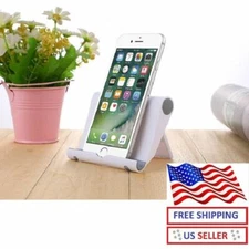 Foldable Cell Phone Desk Stand Holder Tablet iPhone Car Universal Mount Desktop