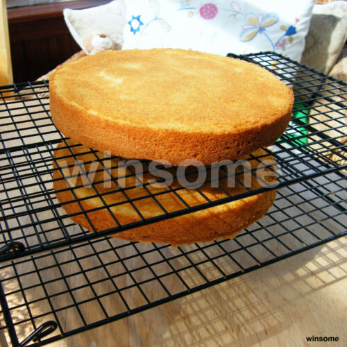3x Stackable Cooling Tray Rack Cake Bread Biscuit Baking Kitchen Metal Wire Tool - Picture 6 of 8