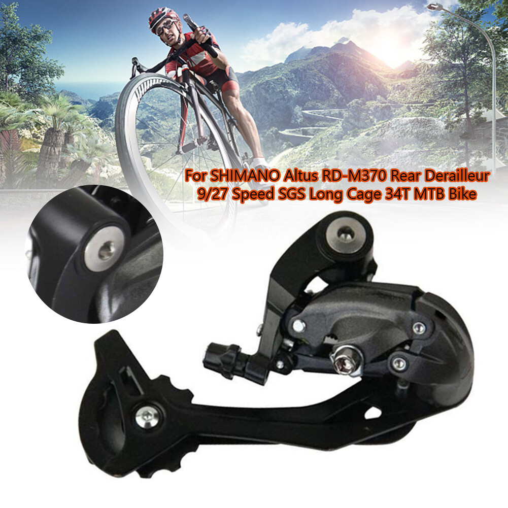 For Shimano Altus RD-M370 9/27 Speed Rear Mech Derailleur long