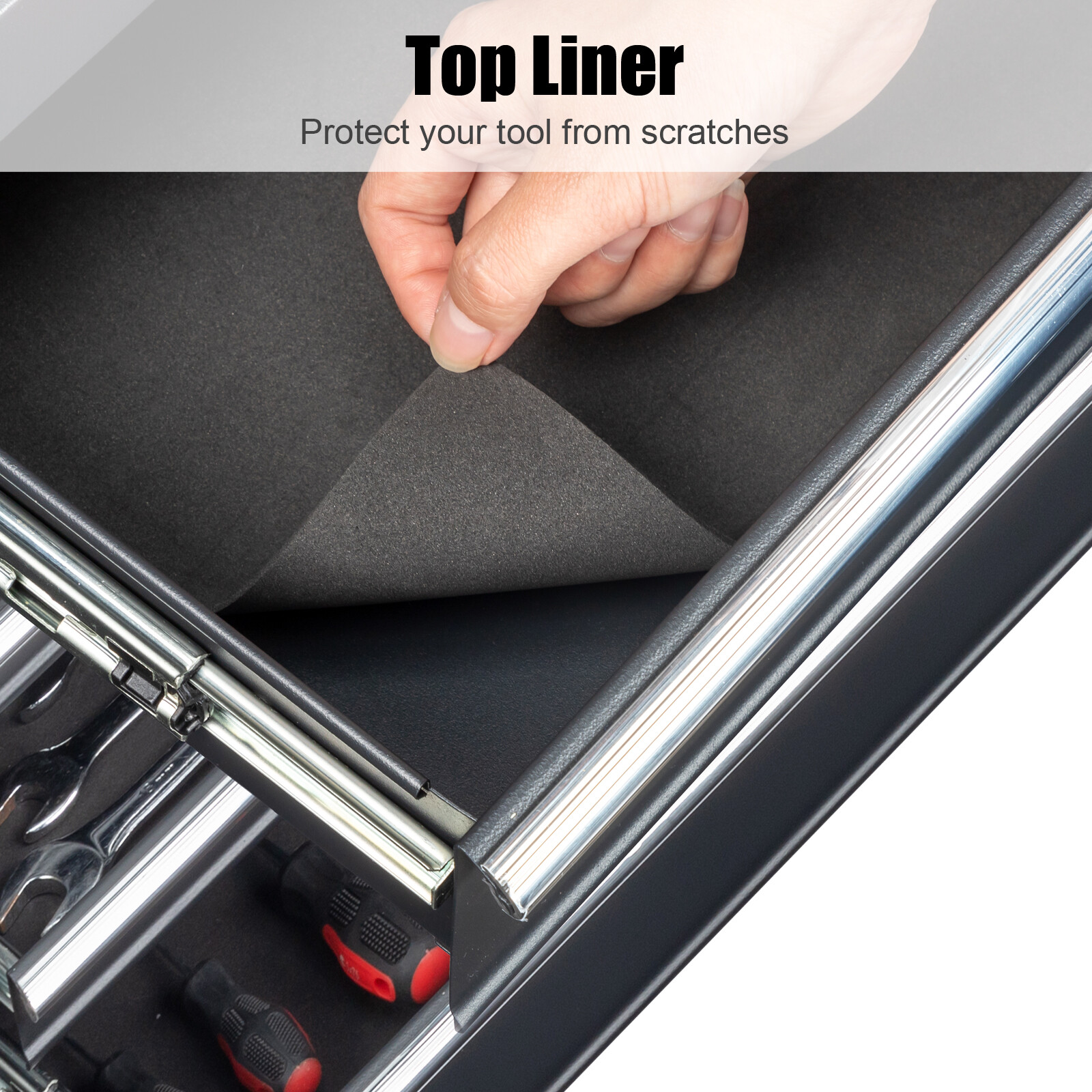 5-Drawer Tool Chest Metal Tool Storage Cabinet Tools Storage Cabinet Organizer