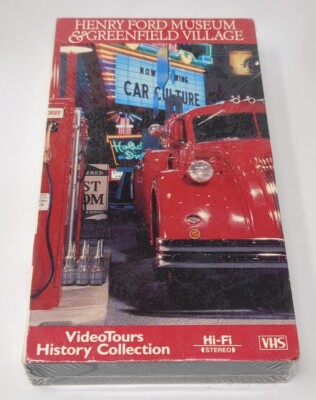Henry Ford Museum & Greenfield Village Tour Film Movie VHS 1989 New Sealed 80s