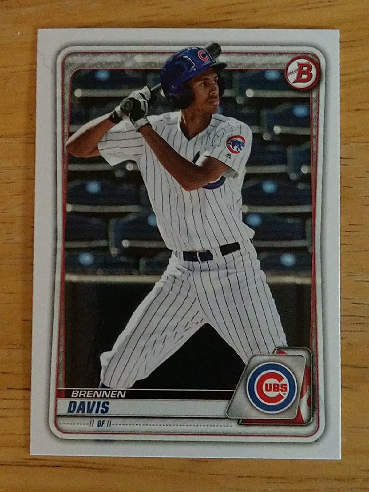2020 Bowman Paper Prospect Brennen Davis #BP-141 Chicago Cubs