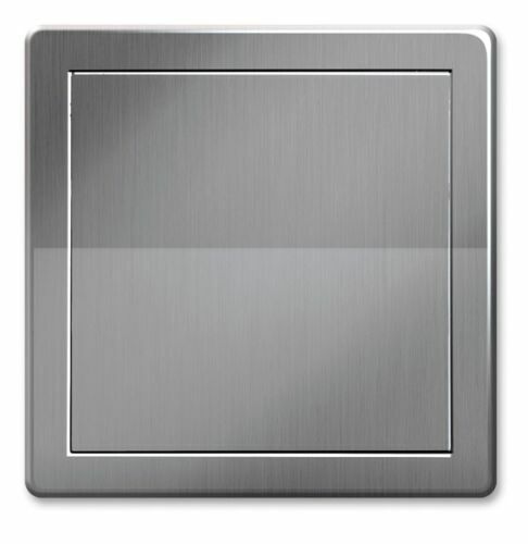 Brushed Silver Access Panel 6" x 6" 150mm x 150mm Inspection Revision Door Hatch - 第 1/3 張圖片