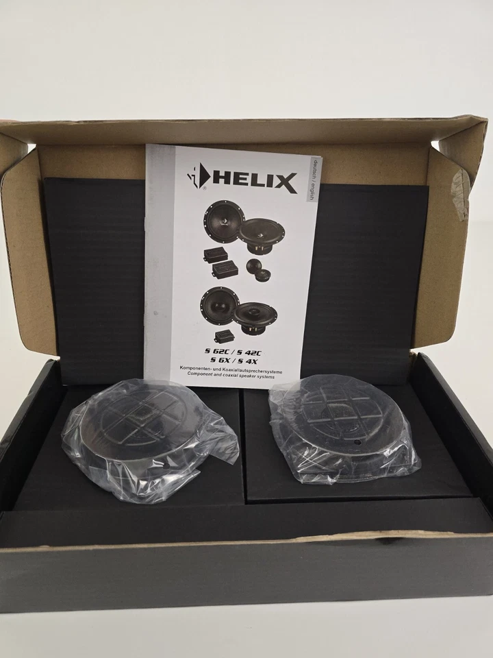 Juego de Altavoces Puerta Coche HELIX S 4X 2 Vías Coaxial con X-over 4" Audio High End Foto 2 de 4