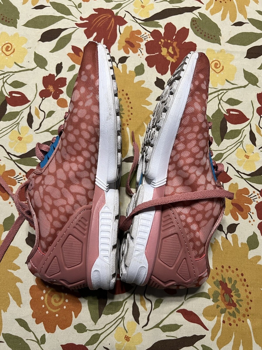 Adidas ZX Flux Decon (Ash Pink/Bold Aqua/White) Women's Shoes