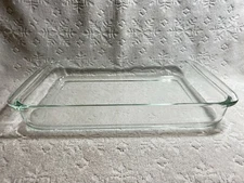 Retro PYREX Clear LARGE Oblong Baking Utility Lasagna-Dish 3-QT 233-N