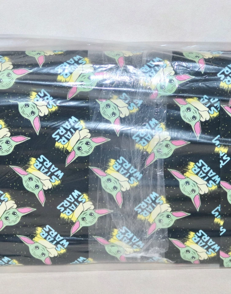 STAR WARS Mandalorian ~ The Child & Logo Pattern Cotton Fabric 1/4 Yard 9” X 44” - Image 3 of 4