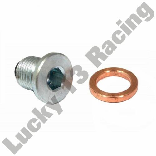 JMP magnetic oil sump drain plug & washer M14 x 1.5mm bolt screw bung sumidero - 第 1/3 張圖片