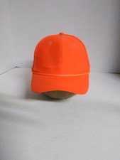 Signatures Brand Blank Orange Ball Cap Hat Snapback Baseball Safety Hunting T ..