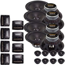4 Pair Sundown Car Audio 6.5 800W Peak 4 Ohm ...