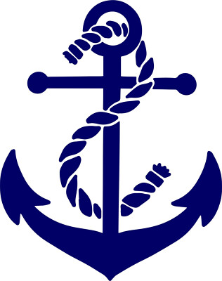 Autoaufkleber Boot, Anker 002 Sportboot,  Yacht Aufkleber Sticker maritim