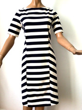 NEW TORY BURCH CHIC AWESOME STRIPED STRETCHED ORIGINAL DESIGN DRESS SIZE S