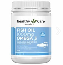 Healthy Care Fish Oil 1000mg Omega 3 400 Capsules
