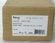 ICC CAT5e 12-Ports Vertical Patch Panel ICMPP12V5E CTNO 