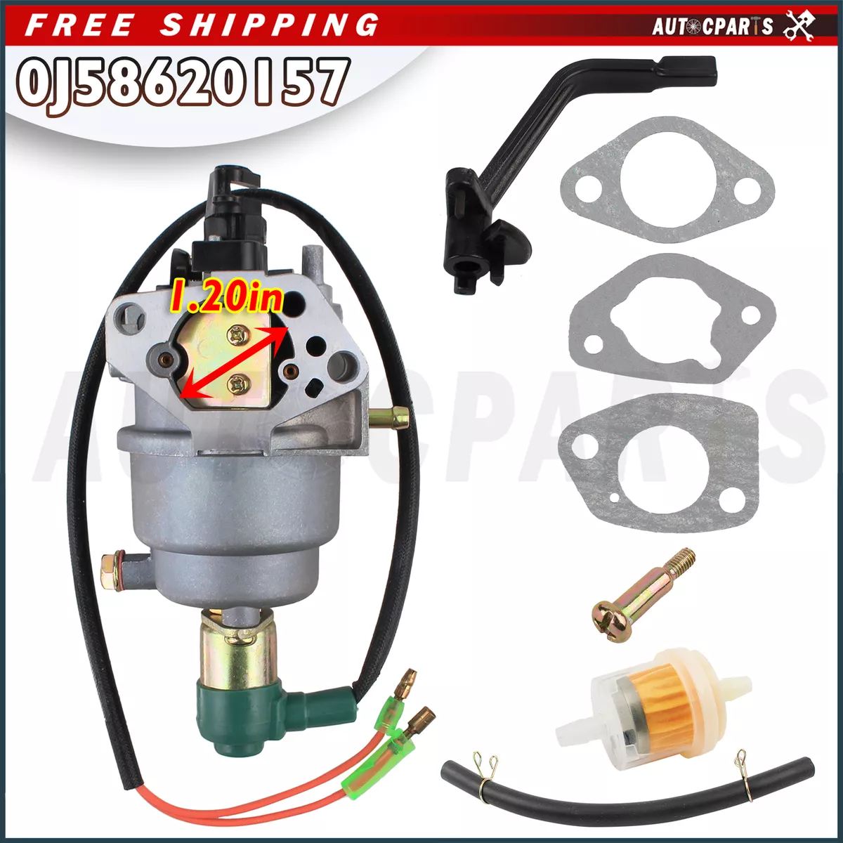 Steele 6000 watt generator on sale carburetor