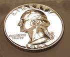 1962 Gem CAMEO Proof Quarter 90%   Blazing EYE CANDY  #506 ~9