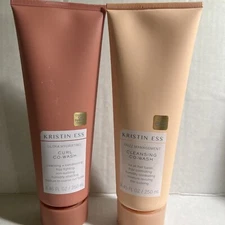 Kristin Ess Ultra Hydrating Curl Co-Wash& Frizz Mgt Cleansing Co-Wash 8.45oz eac