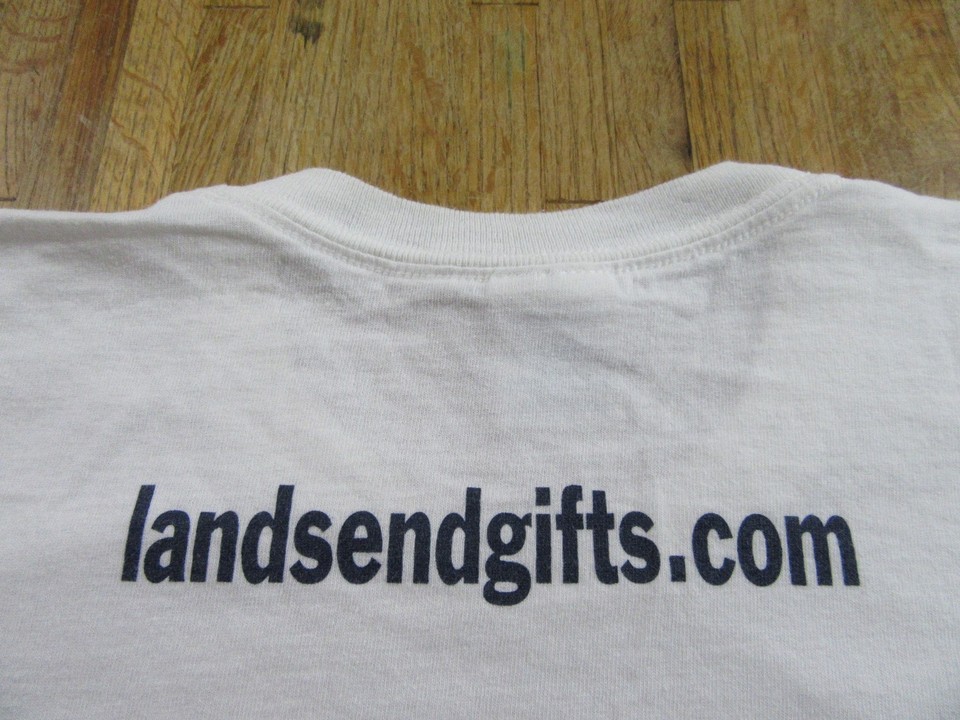 Lands End Gift Shop Bailey Island Maine Lobster Flag Souvenir T Shirt